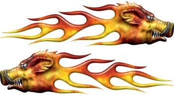 Leroy The Hog Custom Fire Flame