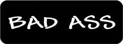 Bas Ass Biker Helmet Sticker