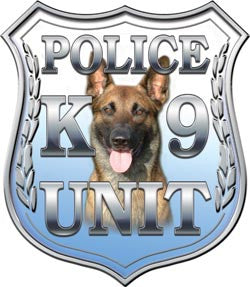 Police Shield K9 Unit Blue