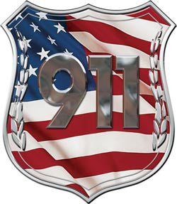 911 Police Decal
