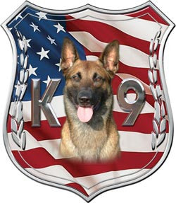 K9 Police Dog Decal
