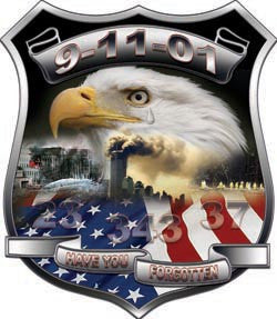 Special Edition Have you Forgotten 911 Memorial Police Officer Badge Decal