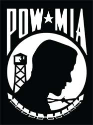 POW MIA Flag Decal