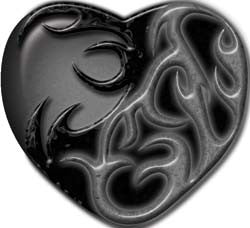 Tribal Heart in Gray