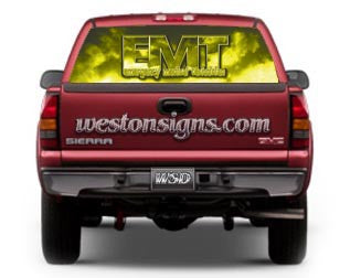 View Thru EMT Real Window Graphic Yellow